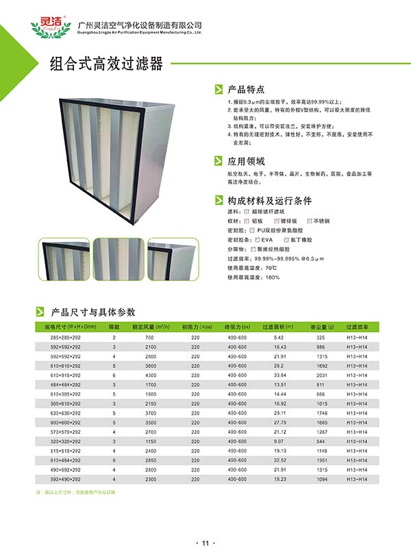组合式高效麻豆黄色片网站使用寿命及更换周期 组合式高效麻豆黄色片网站使用寿命及更换周期