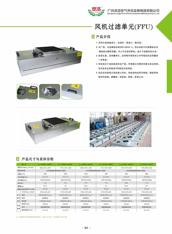 下拆式FFU|液槽密封式FFU产品介绍 下拆式FFU|液槽密封式FFU产品介绍